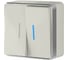 Выключатель WERKEL W5020103 двухклавишный с подсветкой Gallant слоновая кость a051550 1
