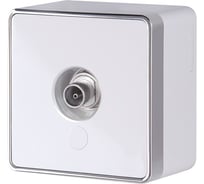 ТВ-розетка WERKEL W5083001 оконечная Gallant белая a051572
