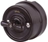 Выключатель WERKEL W5620014 на 4 положения, двухклавишный (коричневый) Ретро a051052