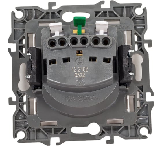 Розетка ЭРА 12-2102-15 2P+E Schuko со шторками, 16A-250В, IP20, перламутр Б0019326