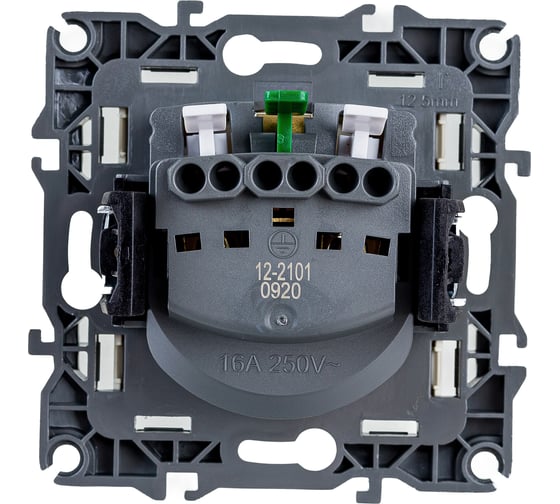 Розетка ЭРА 12-2101-02 2P+E Schuko, 16A-250В, IP20, слоновая кость Б0014676