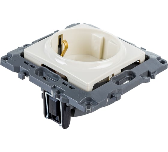 Розетка ЭРА 12-2101-02 2P+E Schuko, 16A-250В, IP20, слоновая кость Б0014676