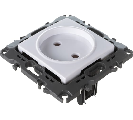 Розетка ЭРА 12-2105-01 2P, 16A-250В, IP20, белый Б0018254