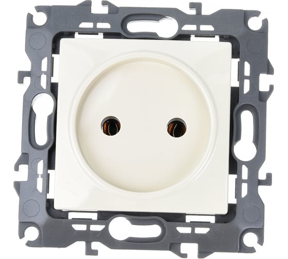 Розетка ЭРА 12-2105-02 2P, 16A-250В, IP20, слоновая кость Б0018255