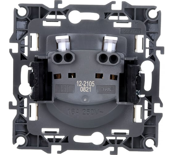 Розетка ЭРА 12-2105-02 2P, 16A-250В, IP20, слоновая кость Б0018255