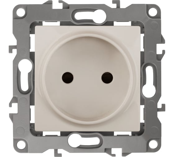 Розетка ЭРА 12-2105-02 2P, 16A-250В, IP20, слоновая кость Б0018255