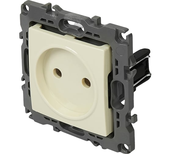 Розетка ЭРА 12-2105-02 2P, 16A-250В, IP20, слоновая кость Б0018255
