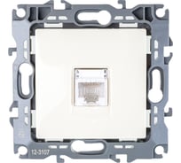 Информационная розетка ЭРА 12-3107-02 RJ45, IP20, слоновая кость Б0014724
