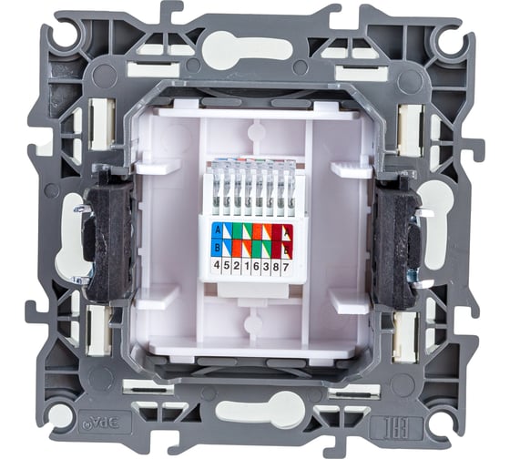 Информационная розетка ЭРА 12-3107-02 RJ45, IP20, слоновая кость Б0014724