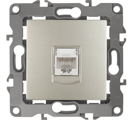 Информационная розетка ЭРА 12-3107-04 RJ45, IP20, шампань Б0014726