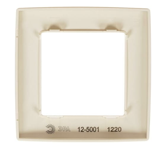 Рамка ЭРА 12-5001-02 на 1 пост, слоновая кость Б0014742