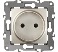Розетка ЭРА 12-2105-04 2P, 16A-250В, IP20, шампань Б0018257
