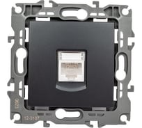 Розетка ЭРА 12-3107-05 RJ45, IP20, антрацит Б0014727