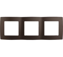 Рамка ЭРА 12-5003-13 на 3 поста, бронза Б0019375