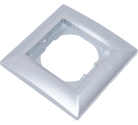 1-местная рамка Vesta Electric vesta-electric roma silver FRM010102SRM