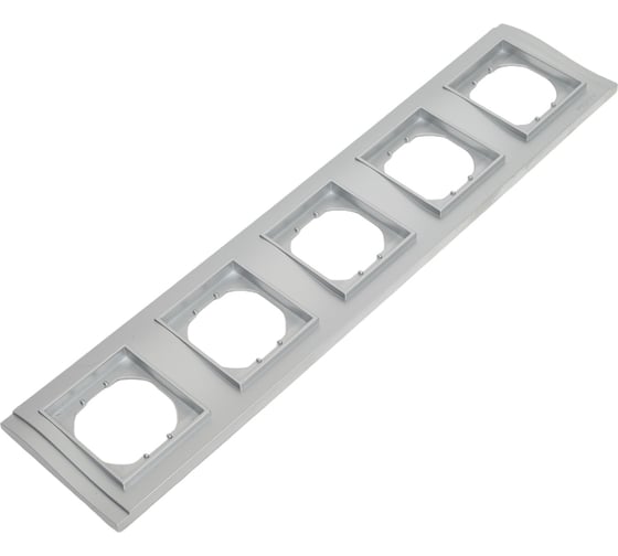 5-местная рамка Vesta Electric vesta-electric verona silver FRM020501SRM