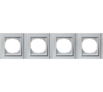 4-местная рамка Vesta Electric vesta-electric verona silver FRM020401SRM