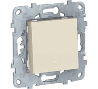 Выключатель Systeme Electric 1-кл. UNICA NEW с подсветкой сх.1а бежевый NU520144N 1239900