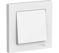 Выключатель Systeme Electric 1-кл. ATLAS DESIGN сх.1 10АХ в сборе, белый ATN000112 1240130