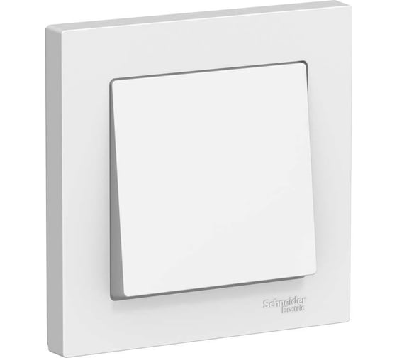 Выключатель Systeme Electric 1-кл. ATLAS DESIGN сх.1 10АХ в сборе, белый ATN000112 1240130