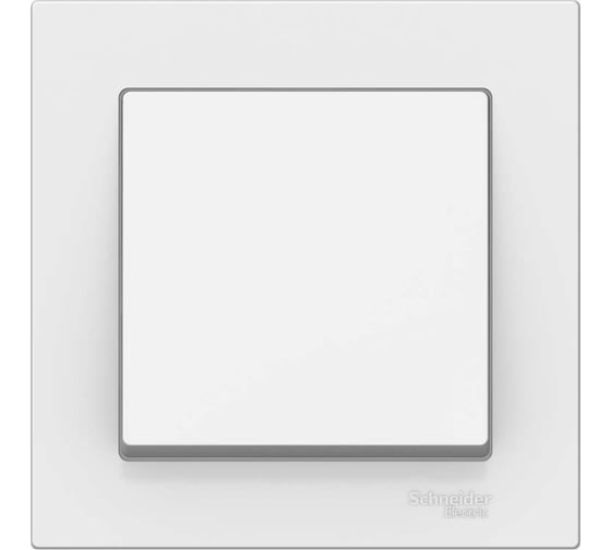 Выключатель Systeme Electric 1-кл. ATLAS DESIGN сх.1 10АХ в сборе, белый ATN000112 1240130
