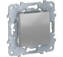 Выключатель Systeme Electric 1-кл. UNICA NEW сх.1 10AX 250В алюминий NU520130 1239897