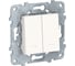 Выключатель Schneider Electric 2-кл. 2-мод. UNICA NEW с подсветкой 2хсх.1а белый NU521118N 1239936 1