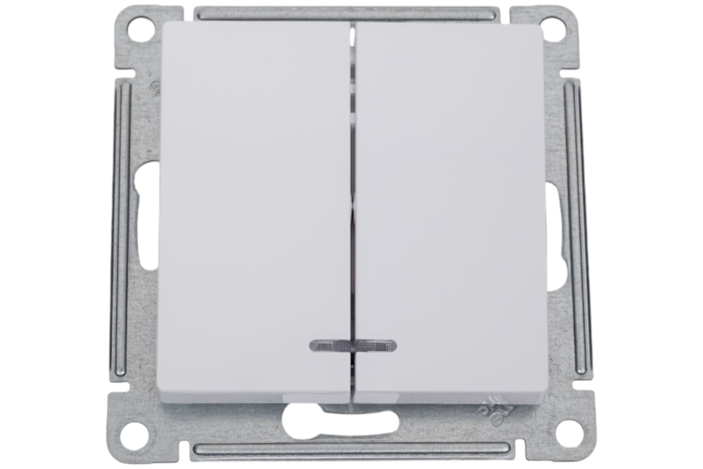 МеханизмвыключателяSystemeElectric2-кл.ATLASDESIGNсподсветкойсх.5а10АХбелыйATN000153