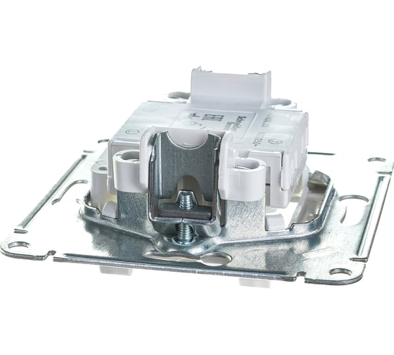 Механизм выключателя Systeme Electric 2-кл. ATLAS DESIGN с подсветкой сх.5а 10АХ белый ATN000153