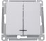 Механизм выключателя Systeme Electric 2-кл. ATLAS DESIGN с подсветкой сх.5а 10АХ белый ATN000153 1