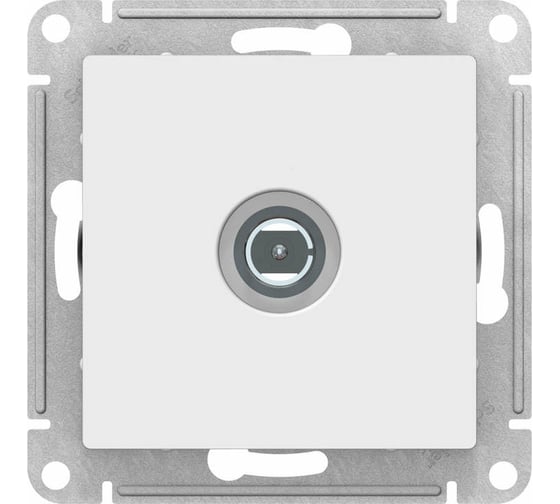 Механизм антенны Systeme Electric TV ATLAS DESIGN коннектор, белый ATN000193 1240166