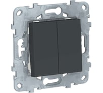 Выключатель Systeme Electric 2-кл. UNICA NEW сх.5 антрацит NU521154 1239941