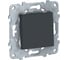 Выключатель Systeme Electric 1-кл. UNICA NEW сх.1 10AX 250В антрацит NU520154 1239901 1