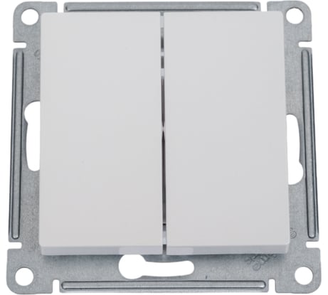 Механизм выключателя Systeme Electric 2-кл. ATLAS DESIGN сх.5 10АХ жемчуг ATN000451 1240289