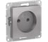 Механизм розетки Systeme Electric (Schneider Electric) 1-м AtlasDesign, без заземления, 16 А, алюминий ATN000341 4