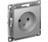 Механизм розетки Systeme Electric (Schneider Electric) 1-м AtlasDesign, без заземления, 16 А, алюминий ATN000341 3