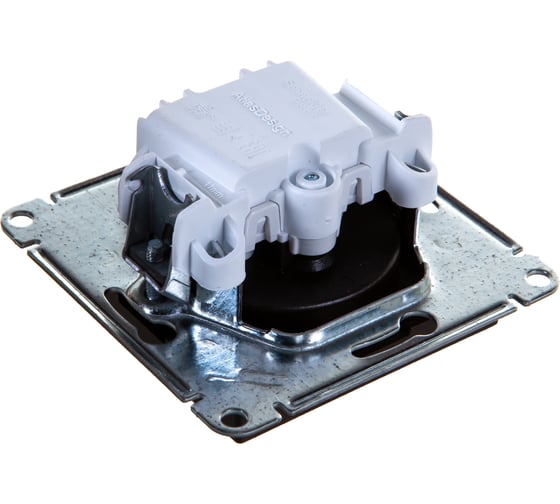 Механизм розетки Systeme Electric 1-м СП ATLAS DESIGN без заземления, 16А, мокко ATN000641 1240368