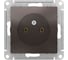 Механизм розетки Systeme Electric 1-м СП ATLAS DESIGN без заземления, 16А, мокко ATN000641 1240368 2