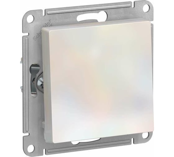 Механизм выключателя Systeme Electric 1-кл. ATLAS DESIGN сх.1 10АХ жемчуг ATN000411 1240268