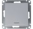 Механизм выключателя Systeme Electric (Schneider Electric) 1-кл. ATLAS DESIGN с подсветкой сх.1а 10АХ алюм. 1240227 ATN000313 3