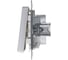 Механизм выключателя Systeme Electric (Schneider Electric) 1-кл. ATLAS DESIGN с подсветкой сх.1а 10АХ алюм. 1240227 ATN000313 5