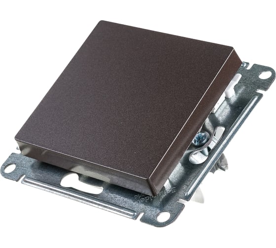 Механизм выключателя Systeme Electric 1-кл. ATLAS DESIGN сх.1 10АХ мокко ATN000611 1240354