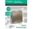 Механизм выключателя Systeme Electric 2-кл. ATLAS DESIGN сх.5 10АХ шампань ATN000551 1240332 2