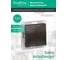 Механизм выключателя Systeme Electric 2-кл. ATLAS DESIGN сх.5 10АХ мокко ATN000651 1240375 3