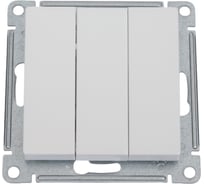 Механизм выключателя Systeme Electric 3-кл. ATLAS DESIGN сх.1+1+1 10АХ жемчуг ATN000431 1240277