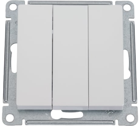 Механизм выключателя Systeme Electric 3-кл. ATLAS DESIGN сх.1+1+1 10АХ жемчуг ATN000431 1240277