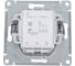 Механизм выключателя Systeme Electric 3-кл. ATLAS DESIGN сх.1+1+1 10АХ жемчуг ATN000431 1240277 3