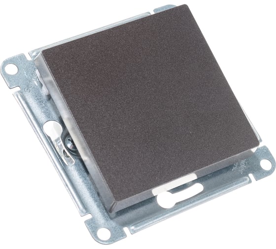 Механизм переключателя Systeme Electric 1-кл. ATLAS DESIGN 10АХ мокко ATN000661 1240378