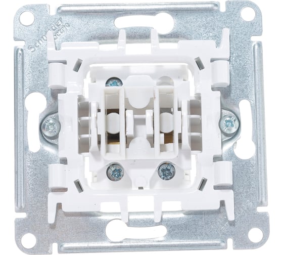 Механизм переключателя Systeme Electric 1-кл. ATLAS DESIGN 10АХ мокко ATN000661 1240378