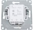 Механизм выключателя Systeme Electric 3-кл. ATLAS DESIGN сх.1+1+1 10АХ шампань ATN000531 1240320 3